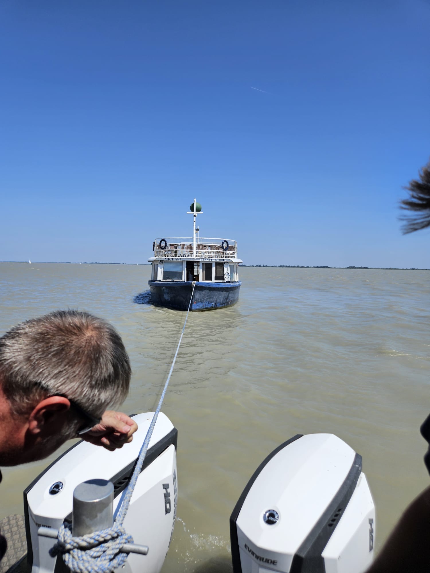 Bootsbergung Fahrgastschiff